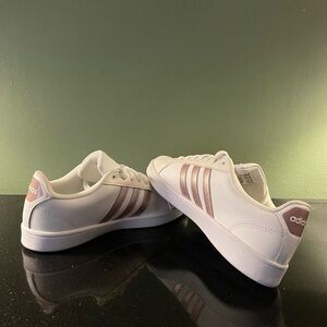 Adidas White and Pink Sneakers